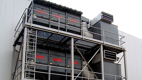 The central extraction unit DUSTMAC for the respective application. The central extraction unit DUSTMAC for the respective application.