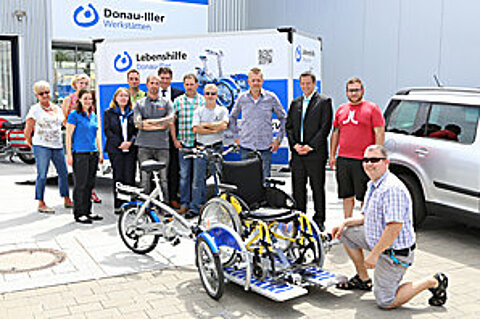 Donation to the Donau-Iller workshops in Senden with Jessica Kulitz.