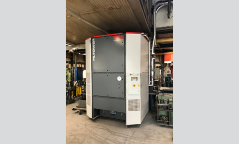 Filterturm Filtower in Werkstatt