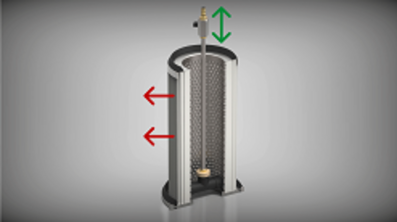 Manuelle Rotationsfilterreinigung