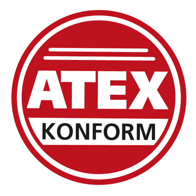 Das ATEX Prüfzeichen.