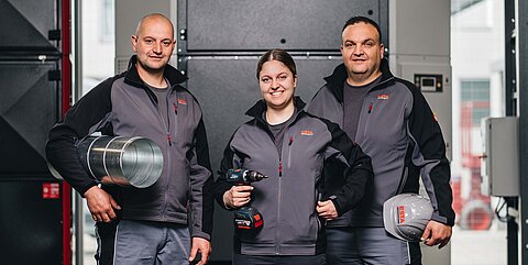 Wartungsarbeiten durch das ESTA Serviceteam