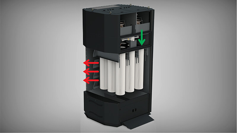 Jet-pulse filter cleaning
