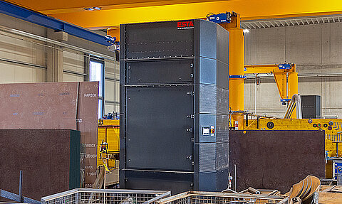 Filterturm FILTOWER from ESTA in the production