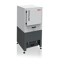 Stationärer Entstauber für trockene und rieselfähige Stäube