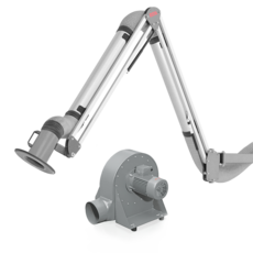 Absauggebläse mit Absaugarm