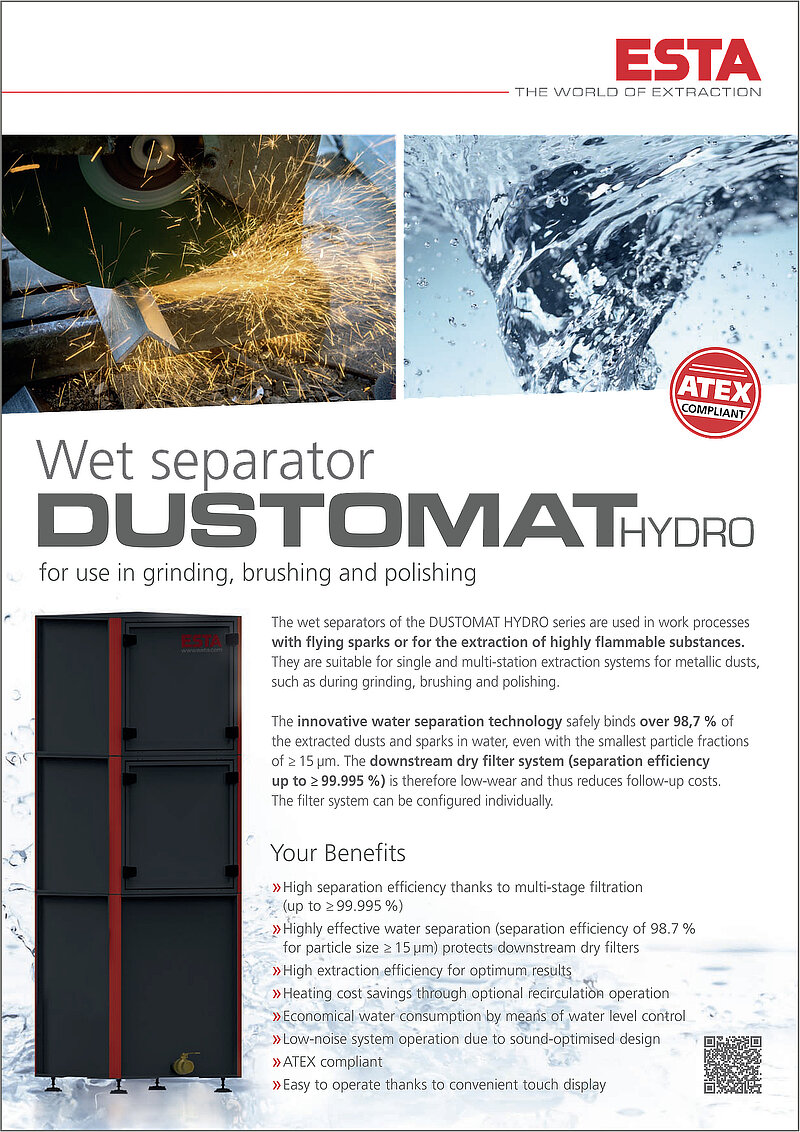 FLYER WET SEPARTOR DUSTOMAT HYDRO 