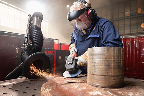 ATEX-konformer Entstauber DUSTOMAT DRY von ESTA Absaugtechnik ATEX-konformer Entstauber DUSTOMAT DRY von ESTA Absaugtechnik