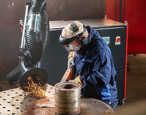 ESTA DUSTOMAT DRY in der Anwendung ESTA DUSTOMAT DRY in der Anwendung