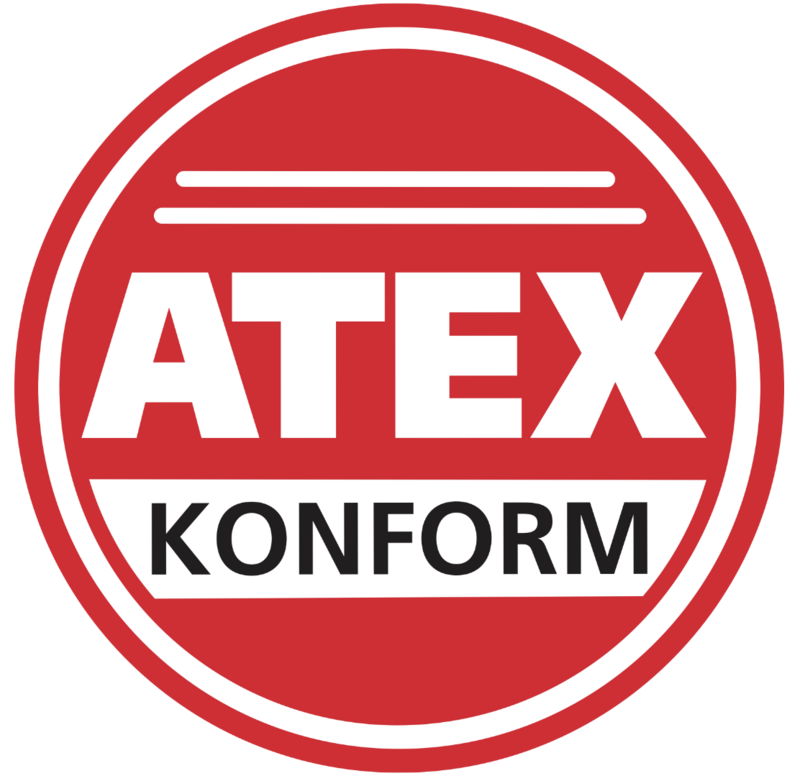 Das ATEX Prüfzeichen.