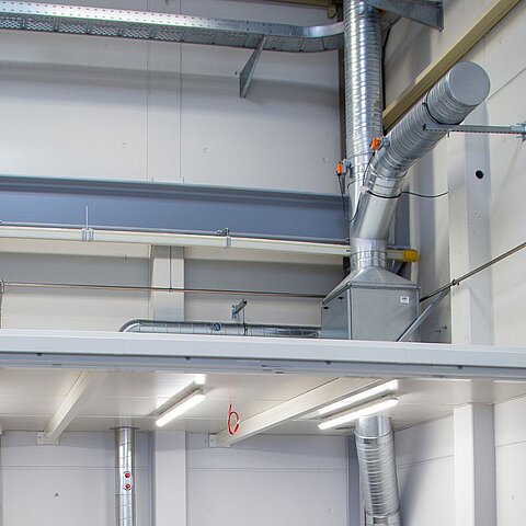 Rohrleitungssystem Dustomat Dry 
