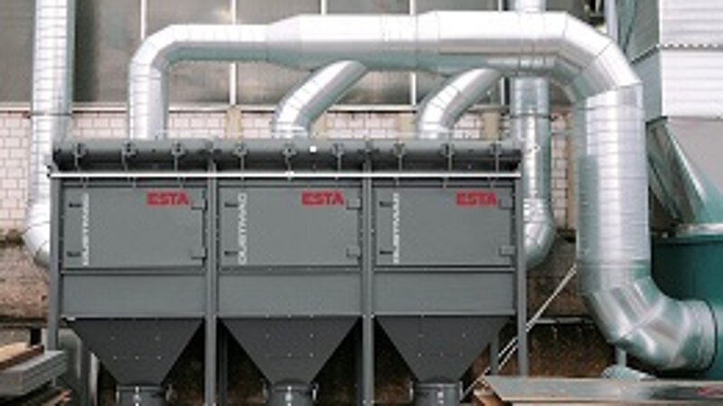 Die zentrale Absauganlage DUSTMAC von ESTA Absaugtechnik.