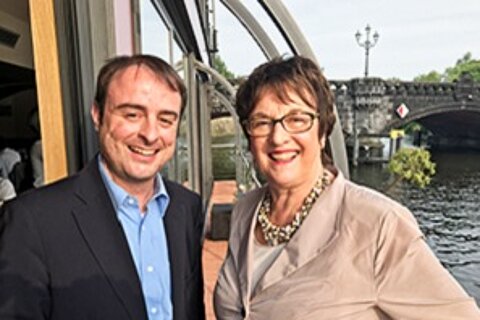 Alexander Kulitz und Brigitte Zypries. Alexander Kulitz und Brigitte Zypries.