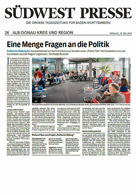 Eine Menge Fragen an die Politik