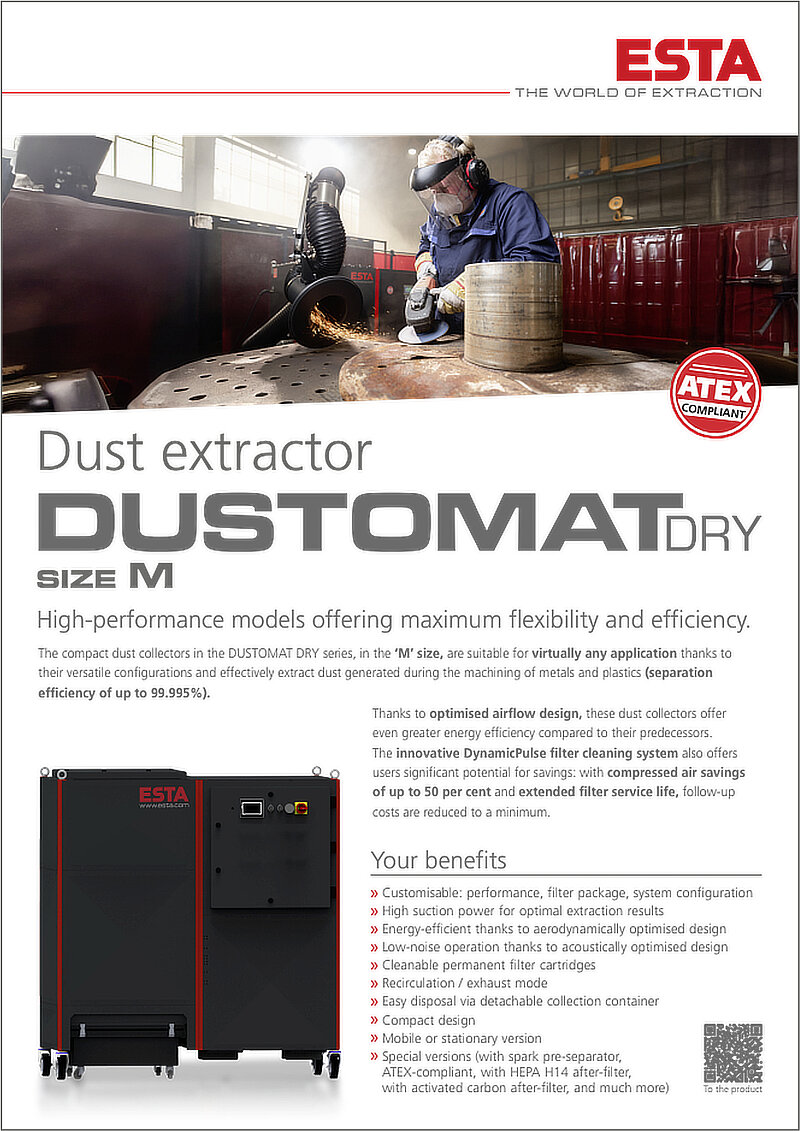 DUSTOMAT DRY M DUST EXTRACTOR
