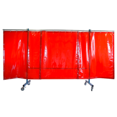 Die mobile 3-teilige Schutzwand von ESTA.