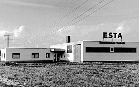 Das ESTA-Gebäude 1972. Das ESTA-Gebäude 1972.
