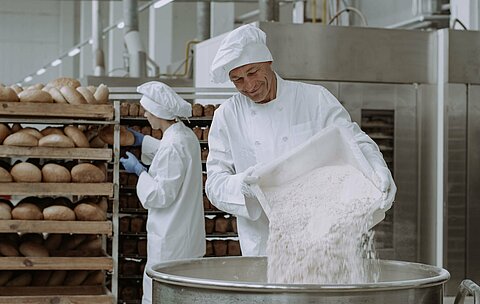 Absauganlagen für die Mehlumfüllung Absauganlagen für die Mehlumfüllung