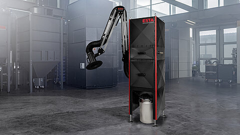 Entstauber DUSTOMAT DRY in der Baugröße S von ESTA Absaugtechnik Entstauber DUSTOMAT DRY in der Baugröße S von ESTA Absaugtechnik