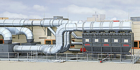 Central extraction units