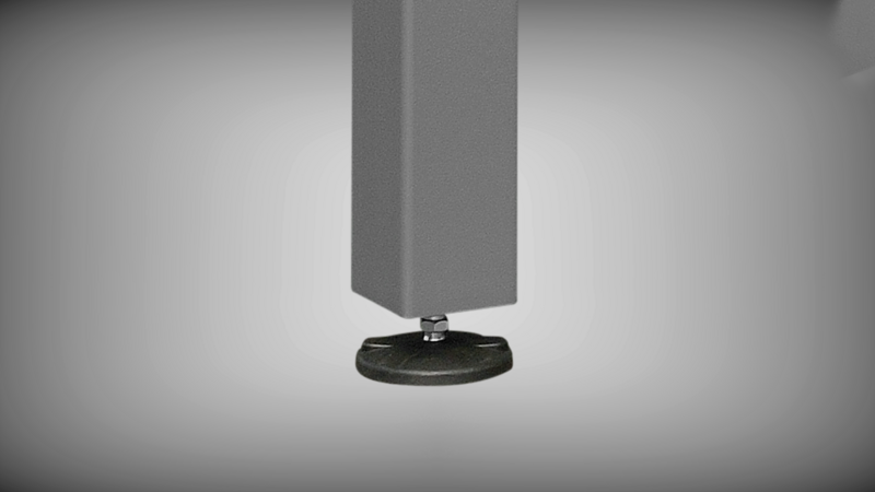 Die Bodenhalterung der ESTMAC-D-Serie