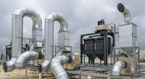 ESTA Hallenlüftung mit Radialventilatoren