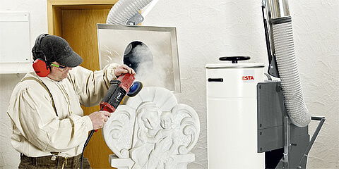 Der DUSTOMAT 16M ist ein Entstauber gegen unterschiedlichste Stäube.