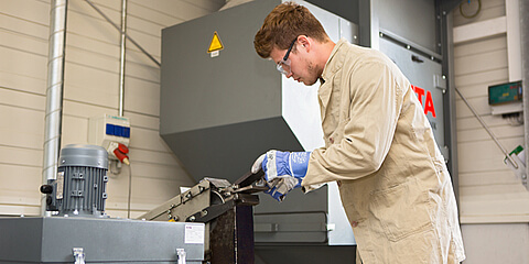 Die Verarbeitung der OM-Serie.